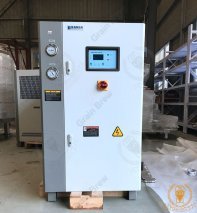 What brand chiller we used for beer brewing system?