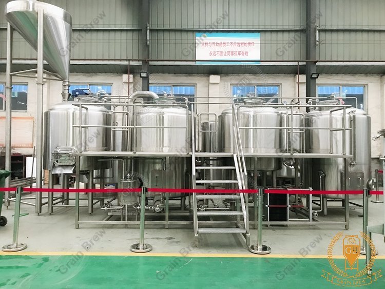 How to compare the time saving between two vessel and four vessel brewhouse