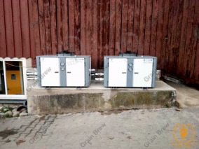 Where is the chiller placed when you build your brewery?