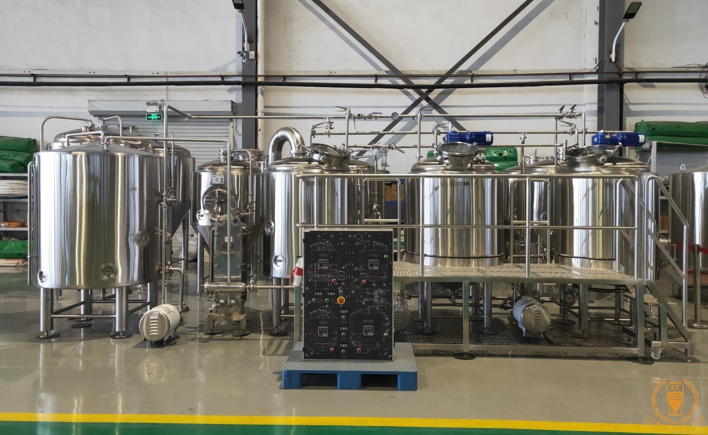 500L 3-vessel brewhouse beer brewery system