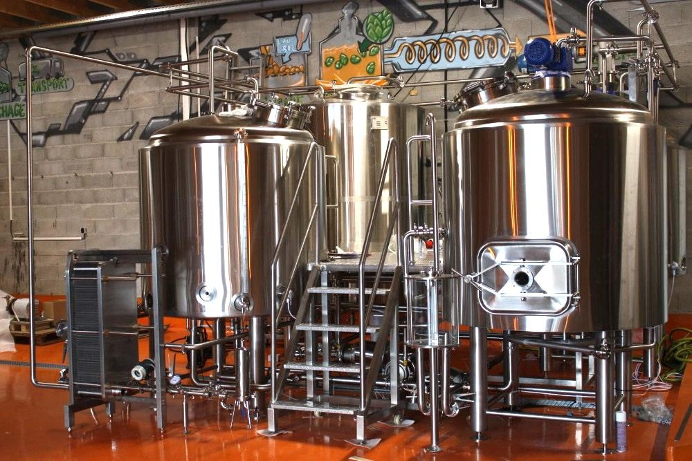 10HL Three-Vessel Brewery Equipment 