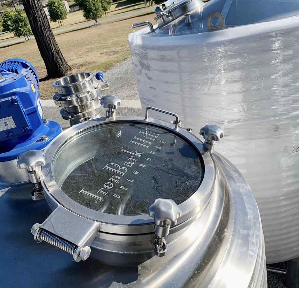 1200L Brewery Equipment in Australia – IronBark Hill Brewing Co.