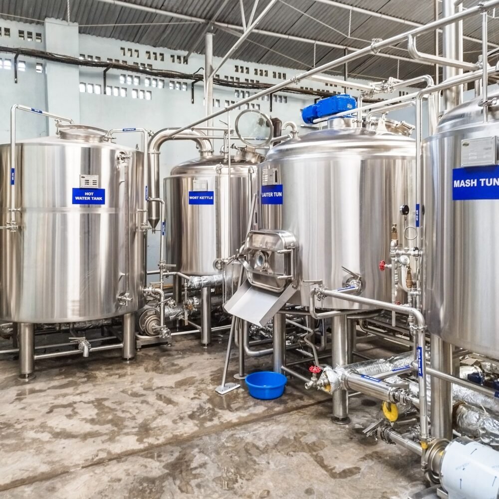 1000L 3 vessel brewhouse