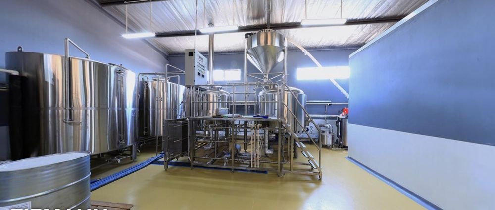 2000L Brewery Equipment in Zambia – Wilddog-Tiemann Beer Brewing Co.