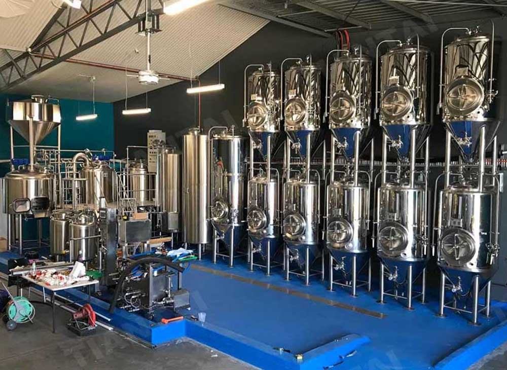 600L Three Vessel Brewery System in Australia – Cauldron Brewing Co.