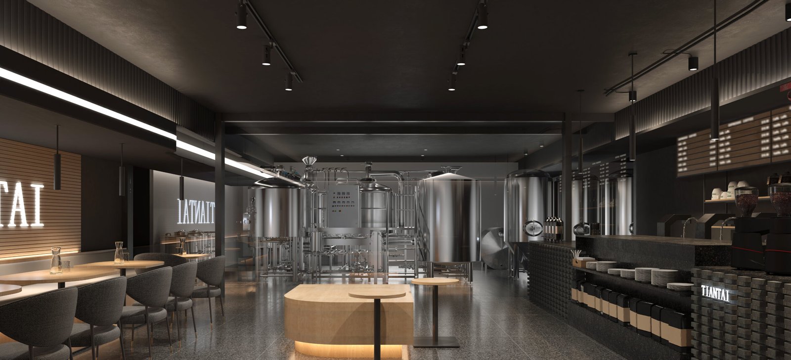 1000L Micro Brewery Equipment Layout