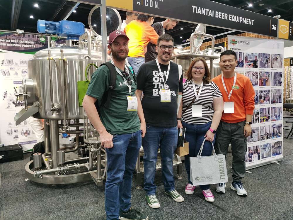 500L Brewery Equipment by Tiantai Featured at BrewCon 2023, Australia