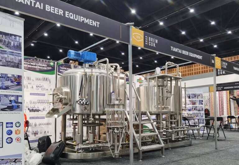 500L Brewery Equipment by Tiantai Featured at BrewCon 2023, Australia