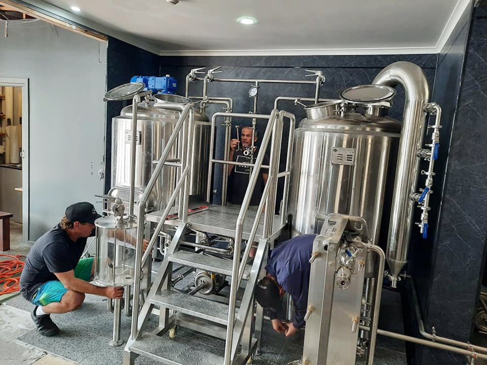 500L Brewery Equipment Project in Australia – Wobbly Chook Brewing Co