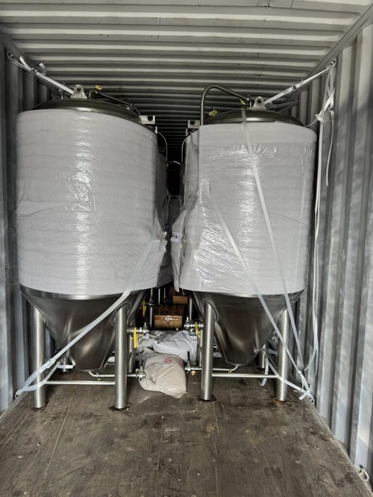 Production Completion of 7BBL Brewery Equipment Shipping 7BBL Brewery Equipment Arrival & Installation of 7BBL Brewery Equipment Brewing in Action of 7BBL Brewery Equipment