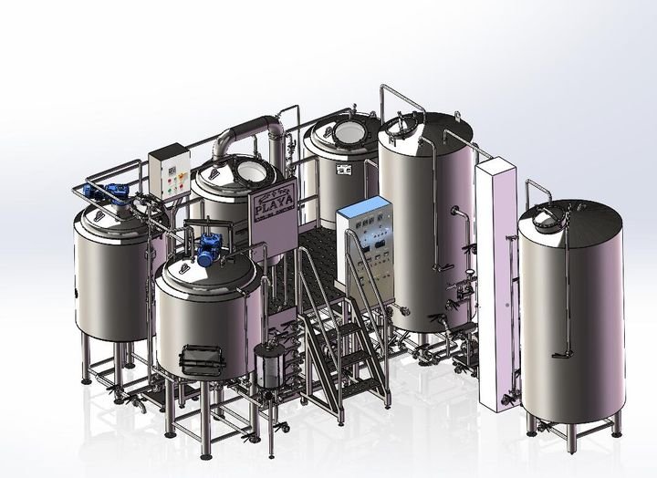 600L 4 vessel brewhouse