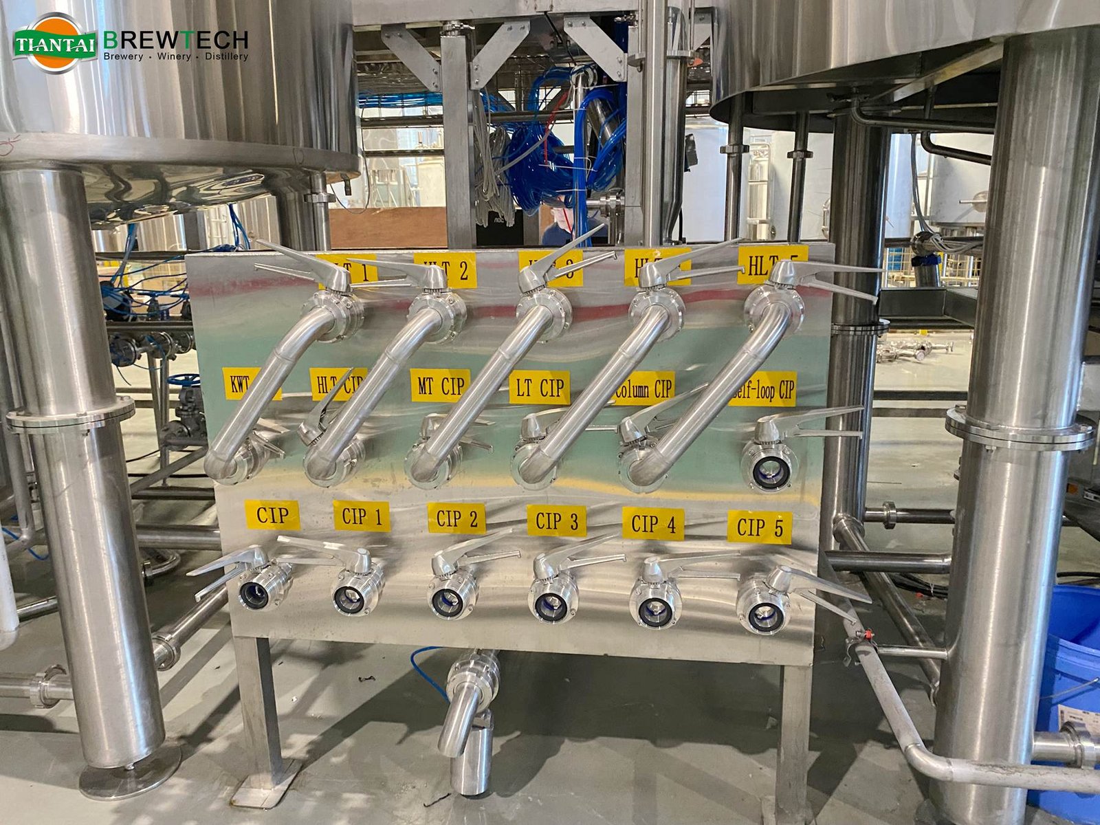 Homebrew Pipework Advantages Of Integrated Manifold/Pipework Plate Design - TIANTAI® Beer ...