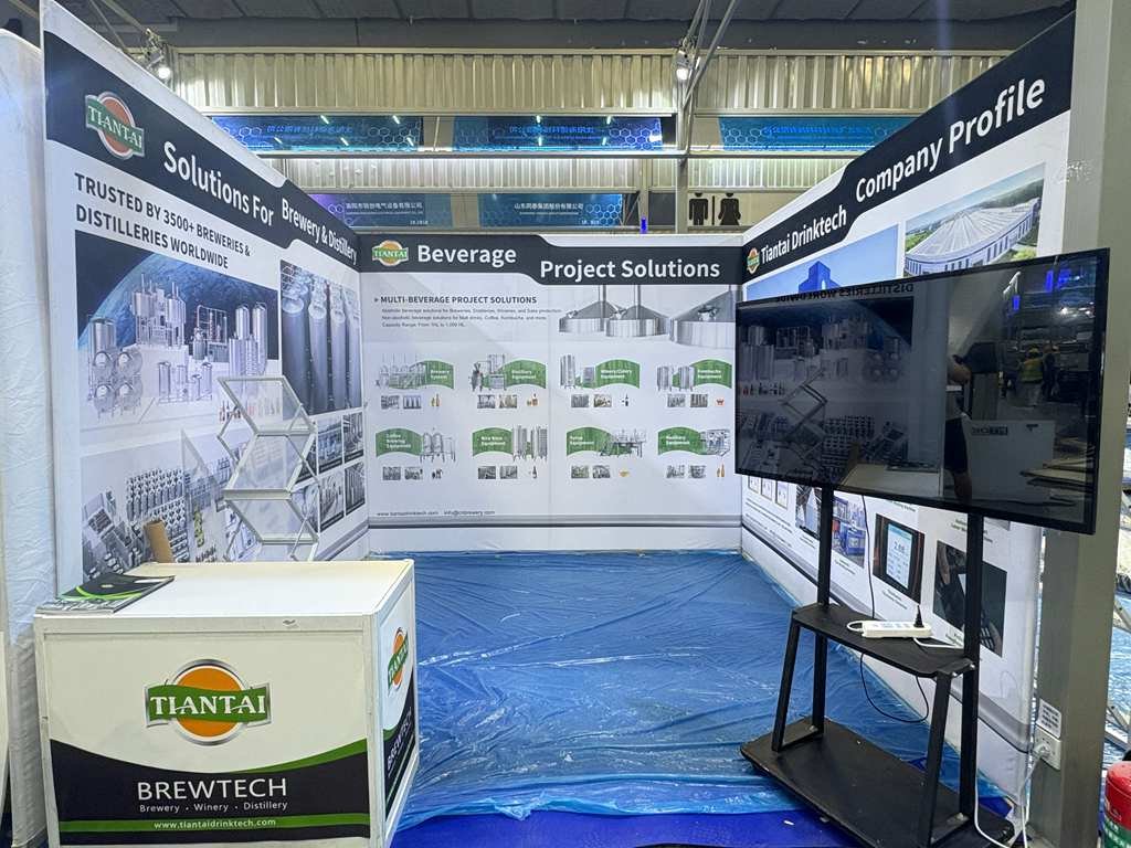 We are Live at the Canton Fair! Tiantai Brewing Solutions