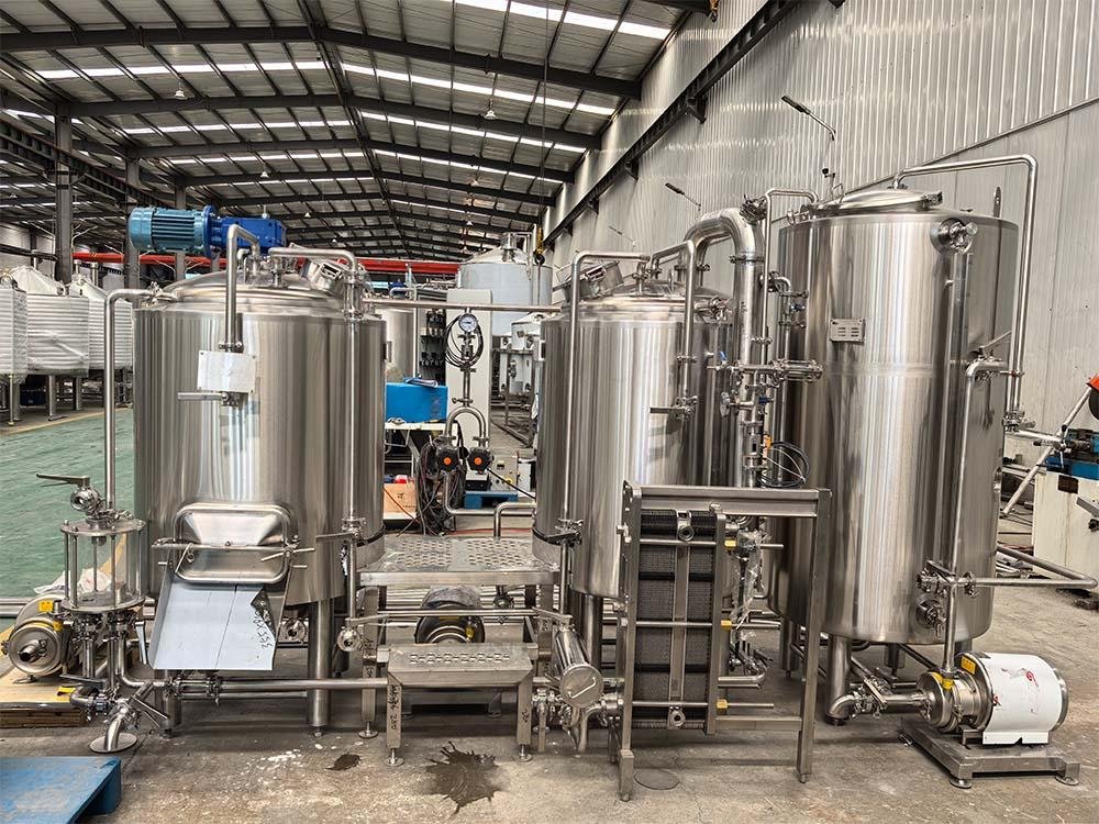 300L steam two vessel brewing system 2